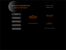 Tablet Screenshot of kaautosalvage.com